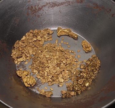 Exklusive Ausstellung außergewöhnlicher Goldnuggets