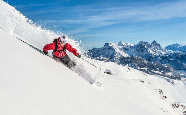 Skiing & in-house ski school