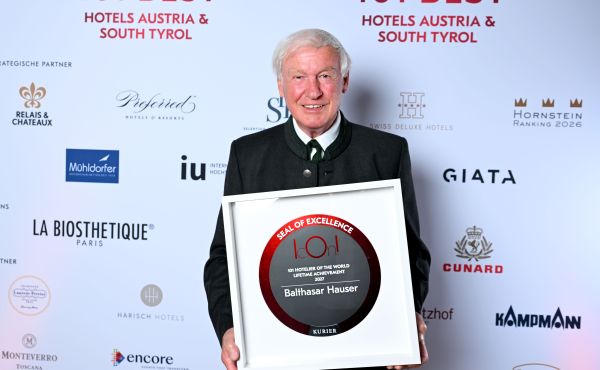 Balthasar Hauser erhält „101 ICON - Lifetime Achievement Award“