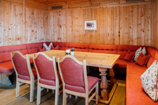 Snug conference room at the Stanglwirt