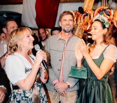 freute sich Weißwurstparty-Organisatorin und Stanglwirt-Junior-Chefin Maria Hauser.