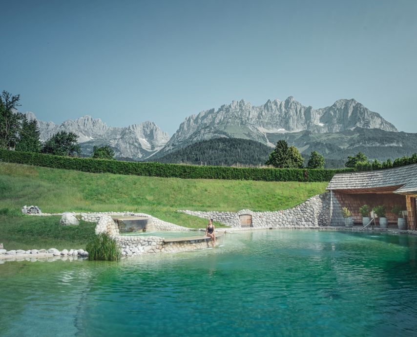 With the Wilder Kaiser mountain