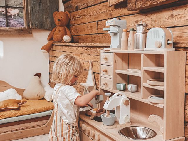 Little wooden kitchen